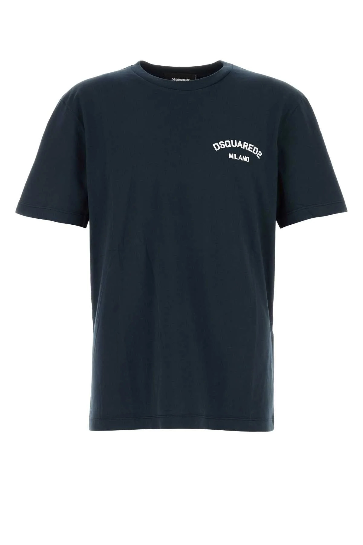 Dsquared Men Dark Blue Cotton T-Shirt - 1