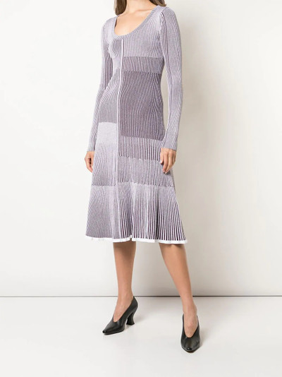 Proenza Schouler patchwork knitted dress outlook