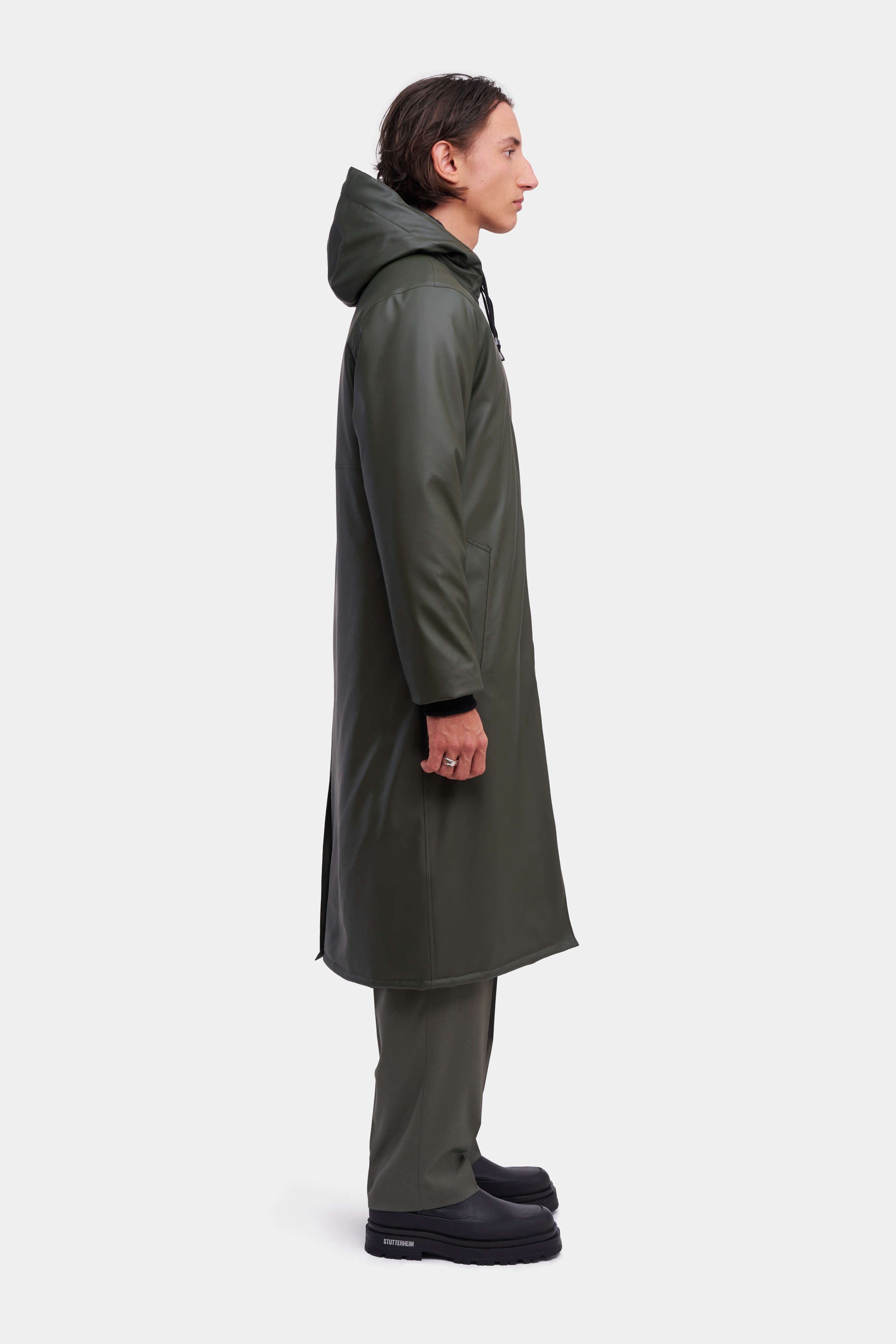 Stockholm Long Winter Jacket Green - 3
