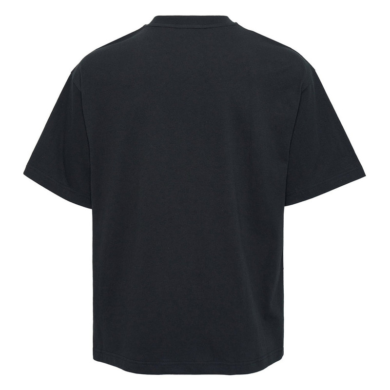 We11done Black Colorful Rhinestone Logo Tee outlook