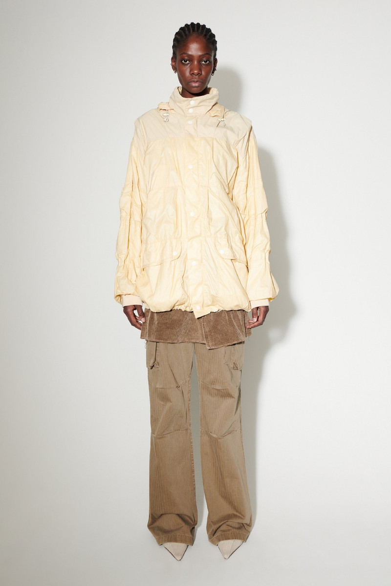 Our Legacy Exhaust Puffa Cream Rubberized Nylon outlook
