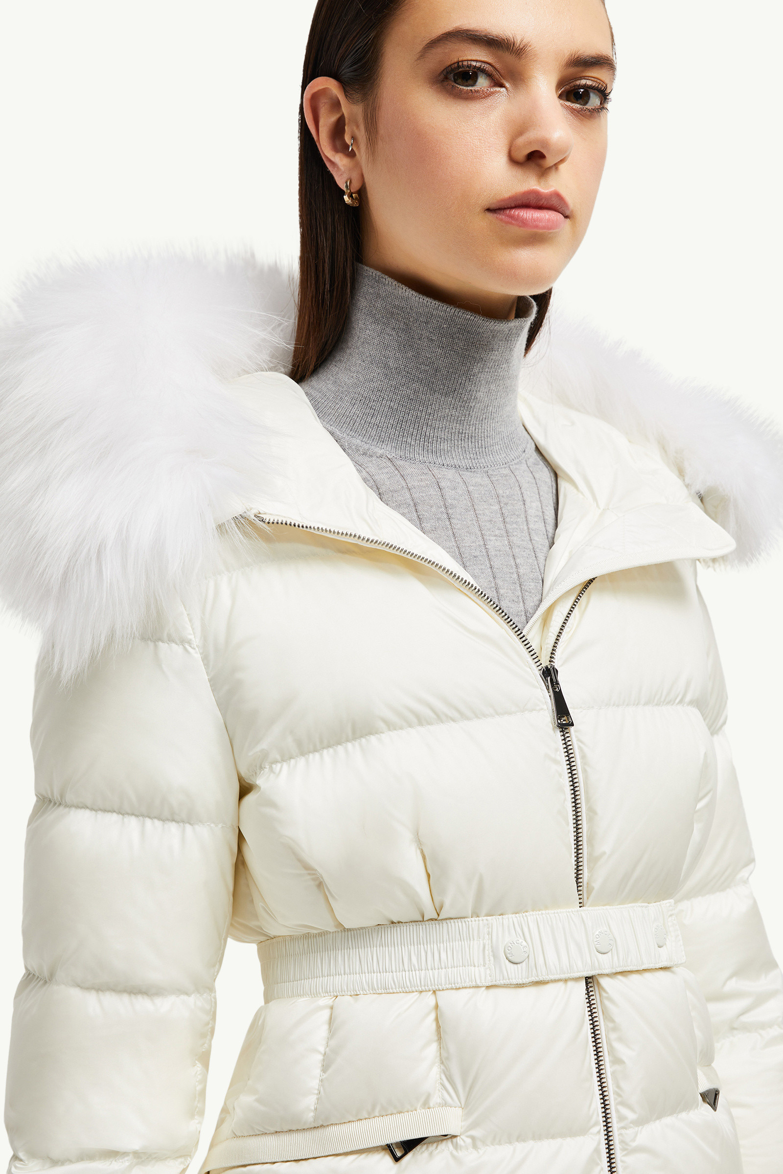 Boed Hooded Shearling-Trimmed Short Down Jacket - 7