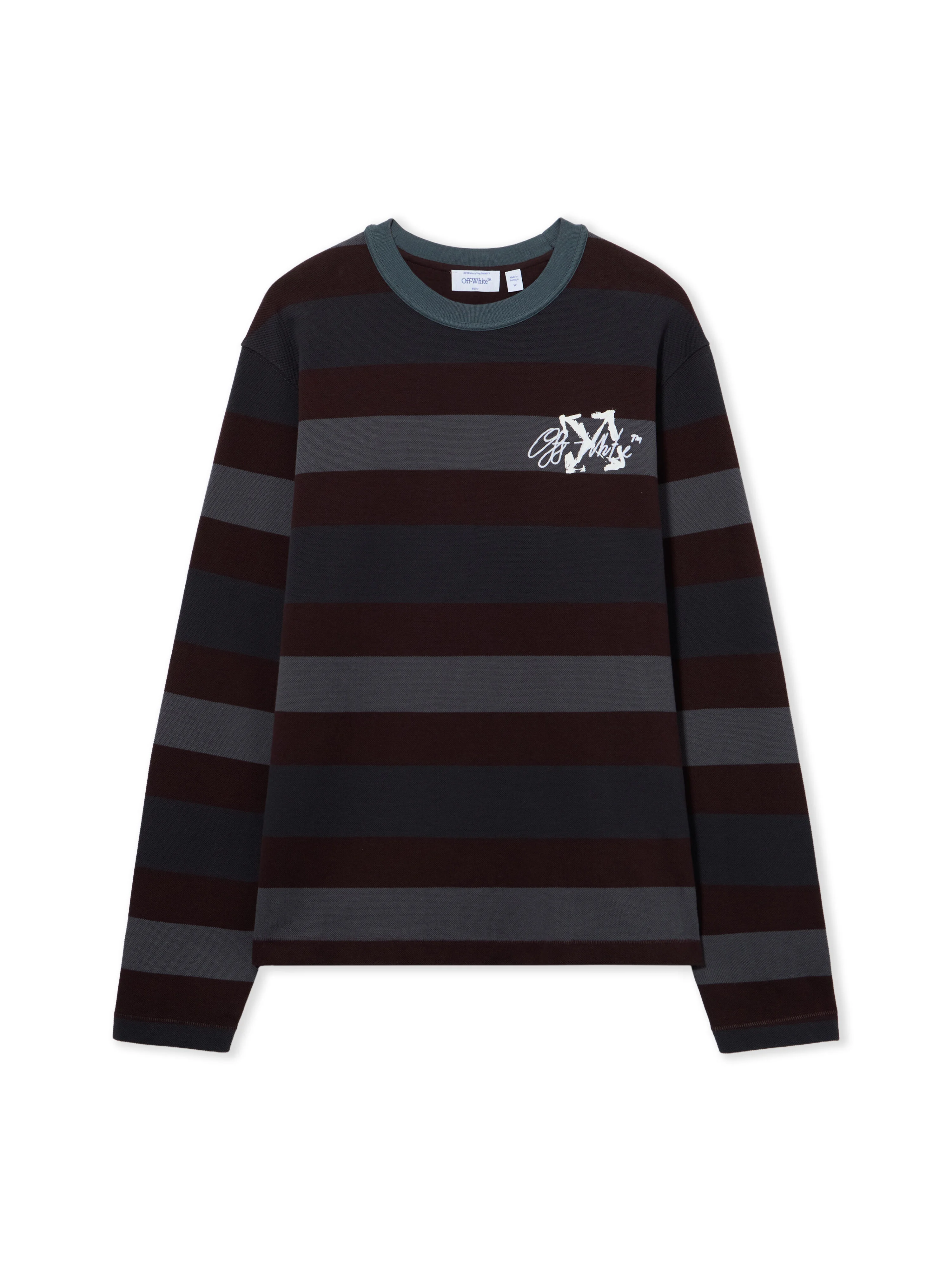 Stroke Striped Long Sleeve T-Shirt - 1