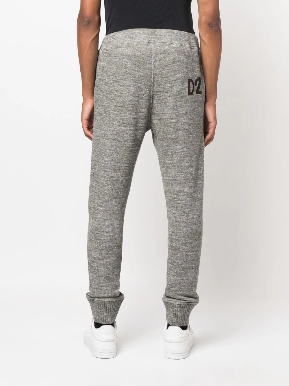 logo-print detail track pants - 4