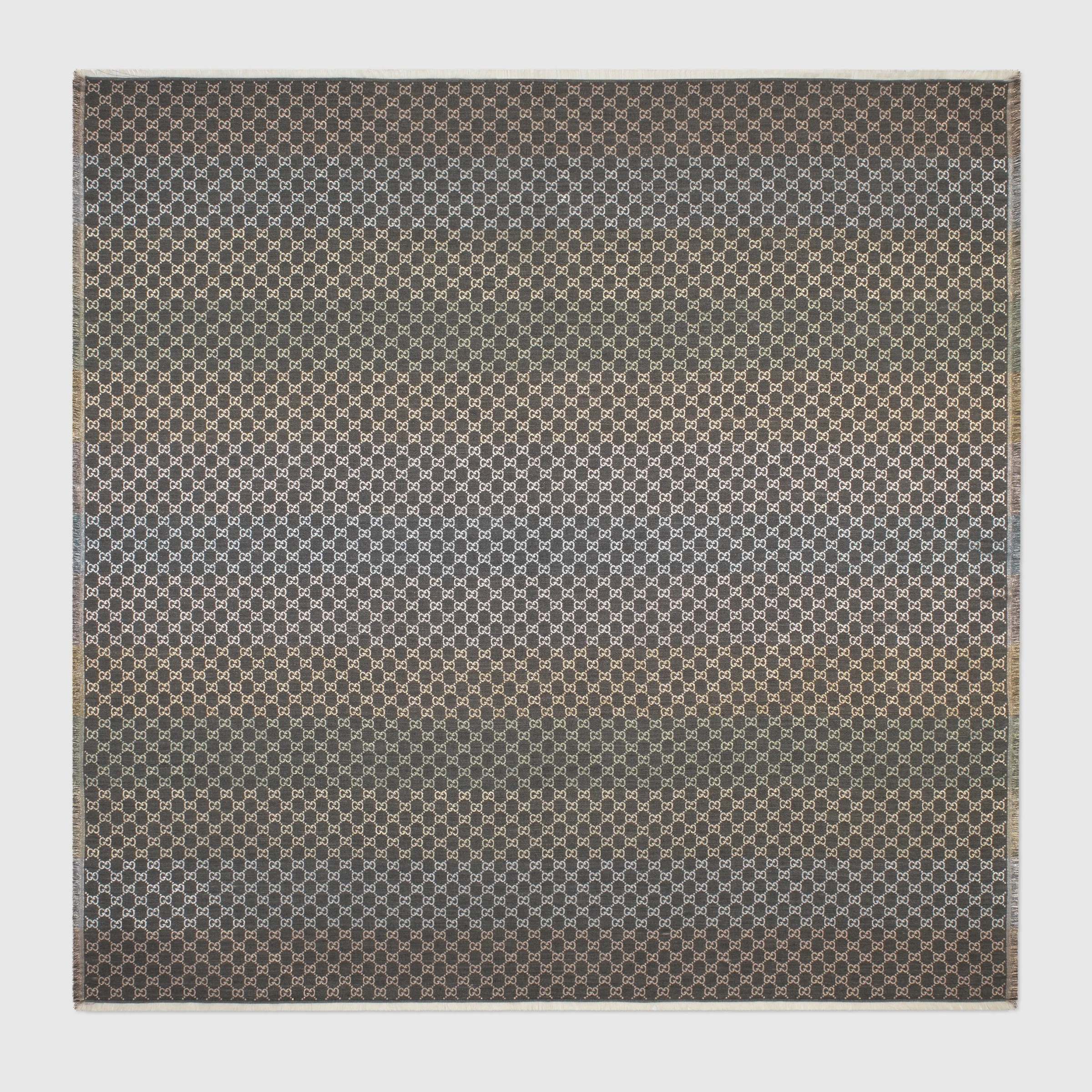 GG jacquard shawl - 1