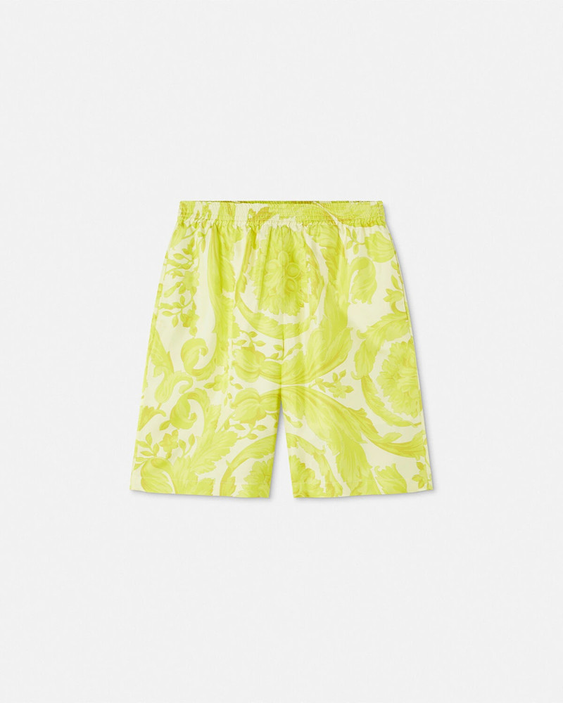 Barocco Silk Shorts 1