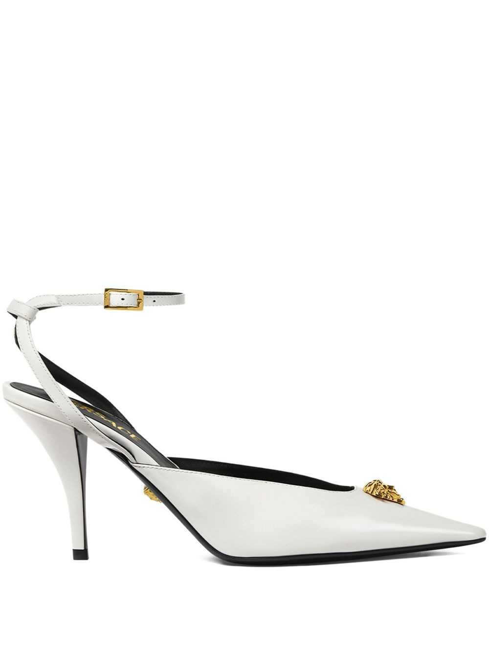 85mm La Medusa-head pointed-toe pumps - 1