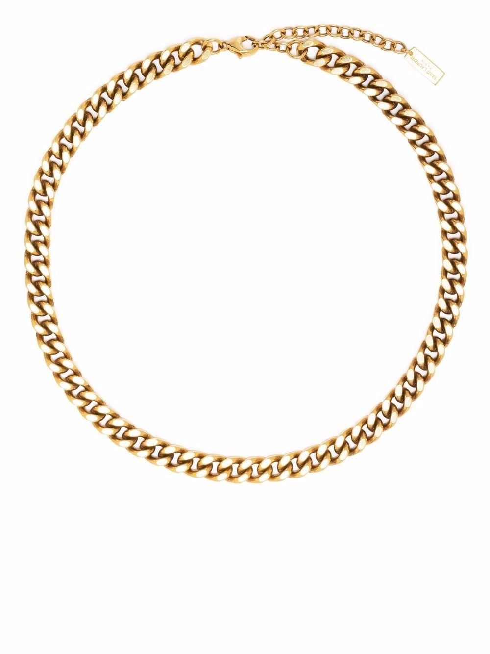 curb-chain short necklace - 1