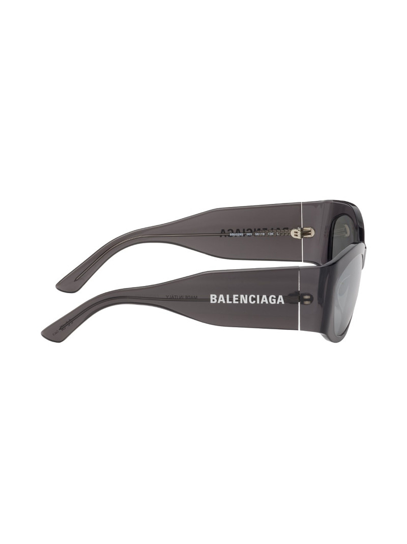 BALENCIAGA Black Square Sunglasses outlook