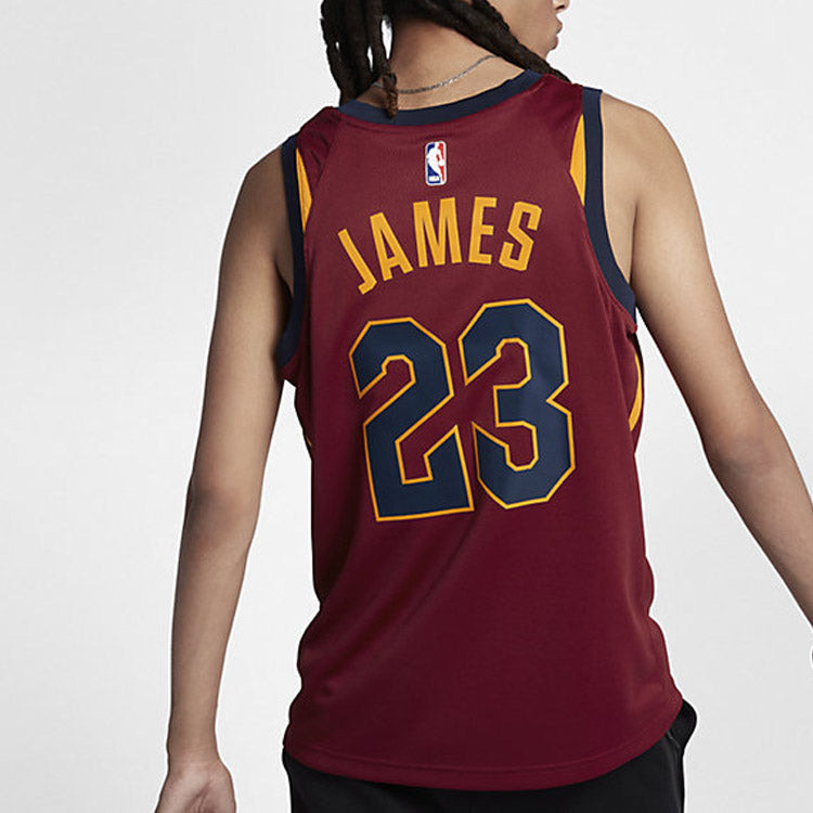 Nike NBA Jersey icon edition Basketball SW Fan Edition Cleveland Cavaliers LeBron James No. 23 Red 8 - 4