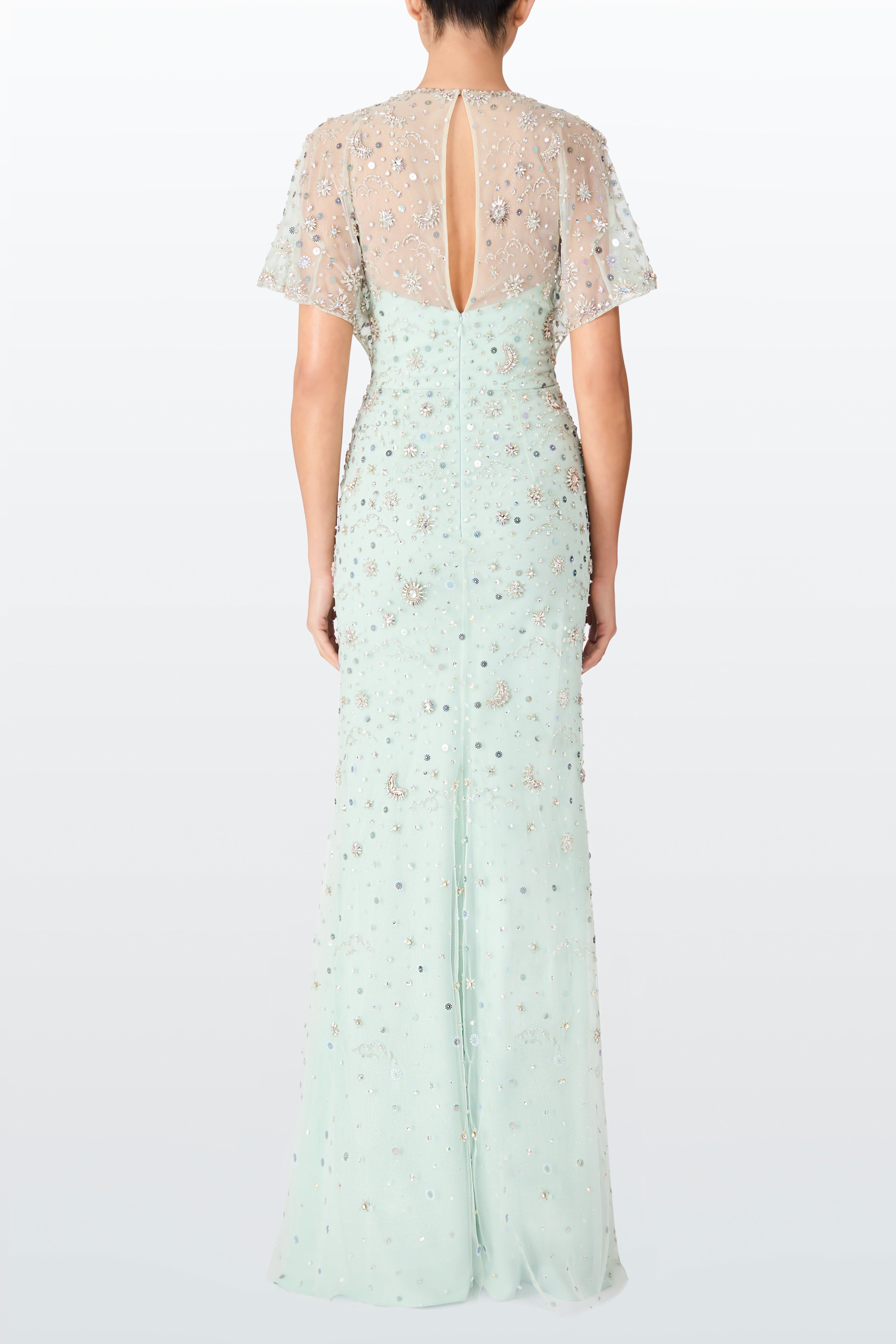 Jenny Packham Luna Gown in Lagoon at Nordstrom - 3
