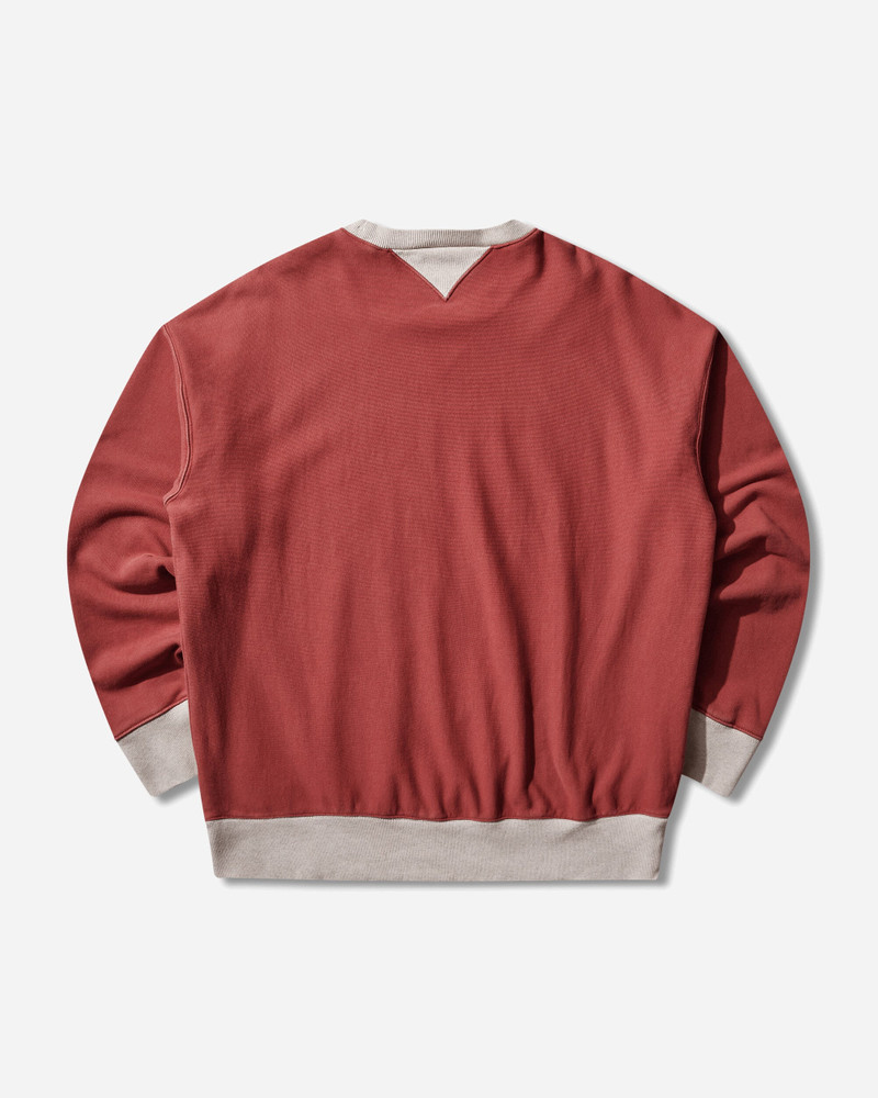 Champion Men's Time Capsule Reverse Wave Crewneck Sweatshirt Red outlook