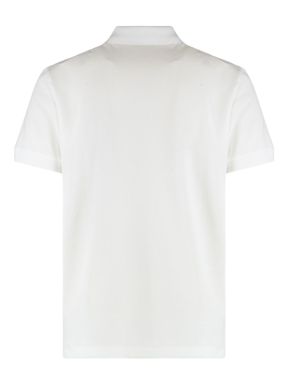 piqué-weave cotton polo shirt - 2