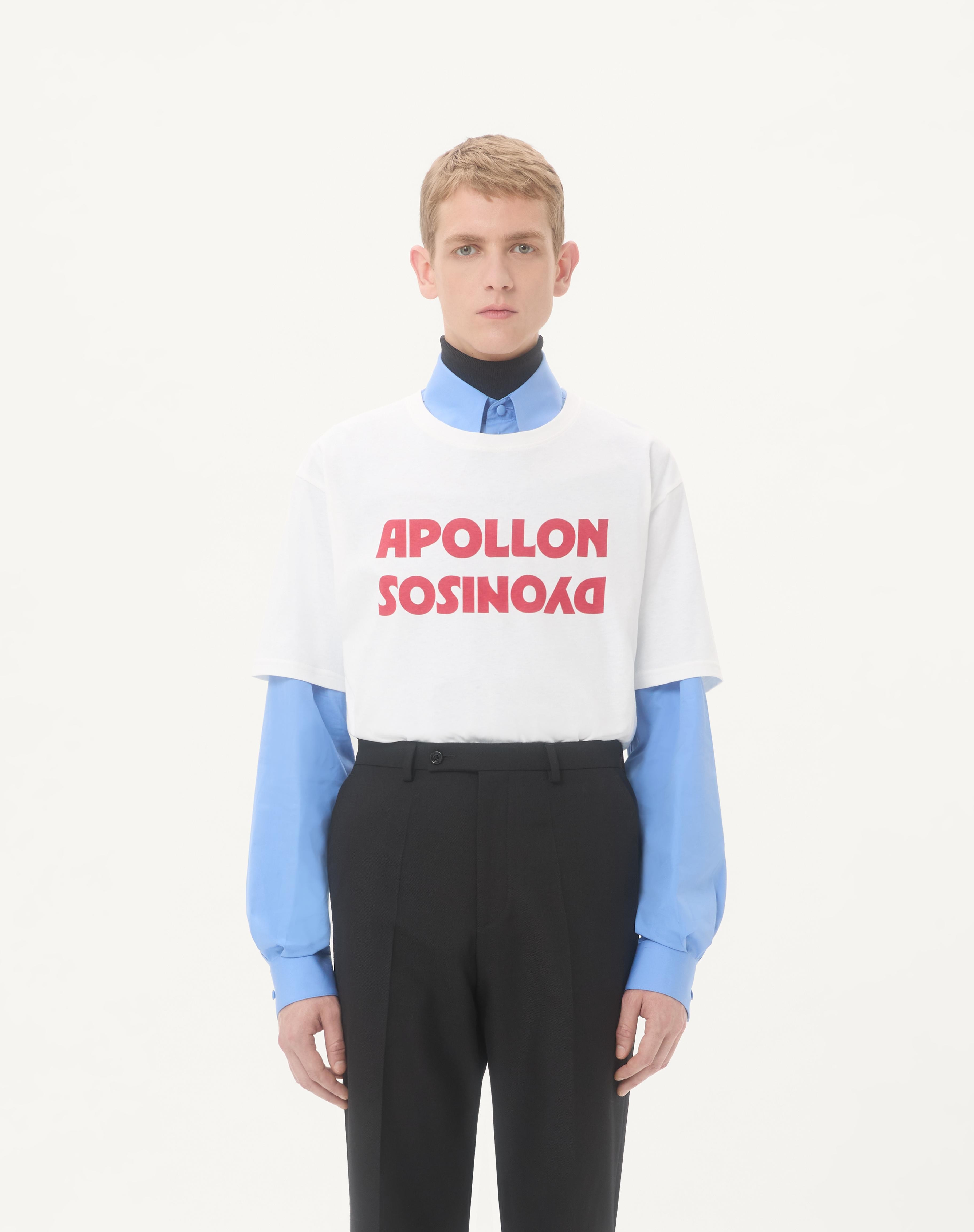 VALENTINO COTTON T-SHIRT WITH APOLLON/DYONISOS PRINT - 5