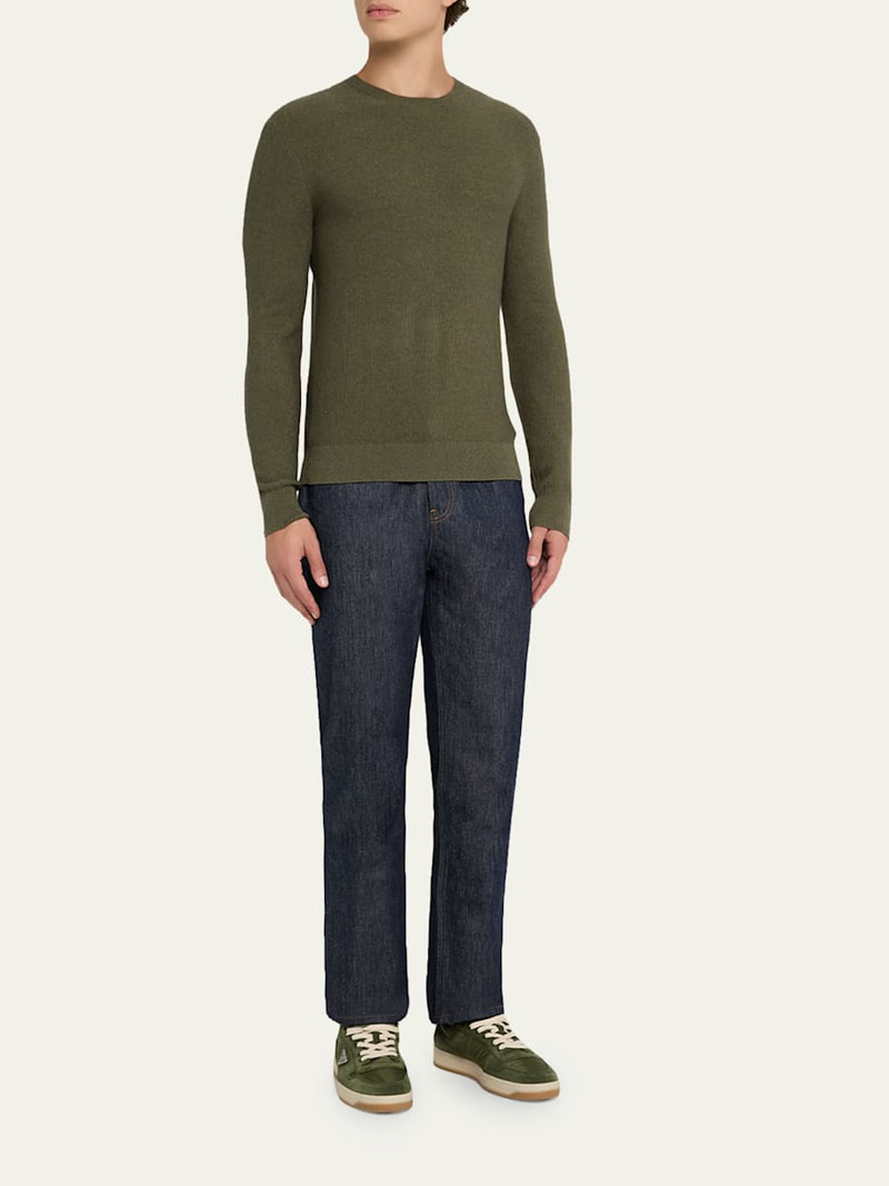 Prada Men's Downtown Nylon and Suede Low-Top Sneakers outlook