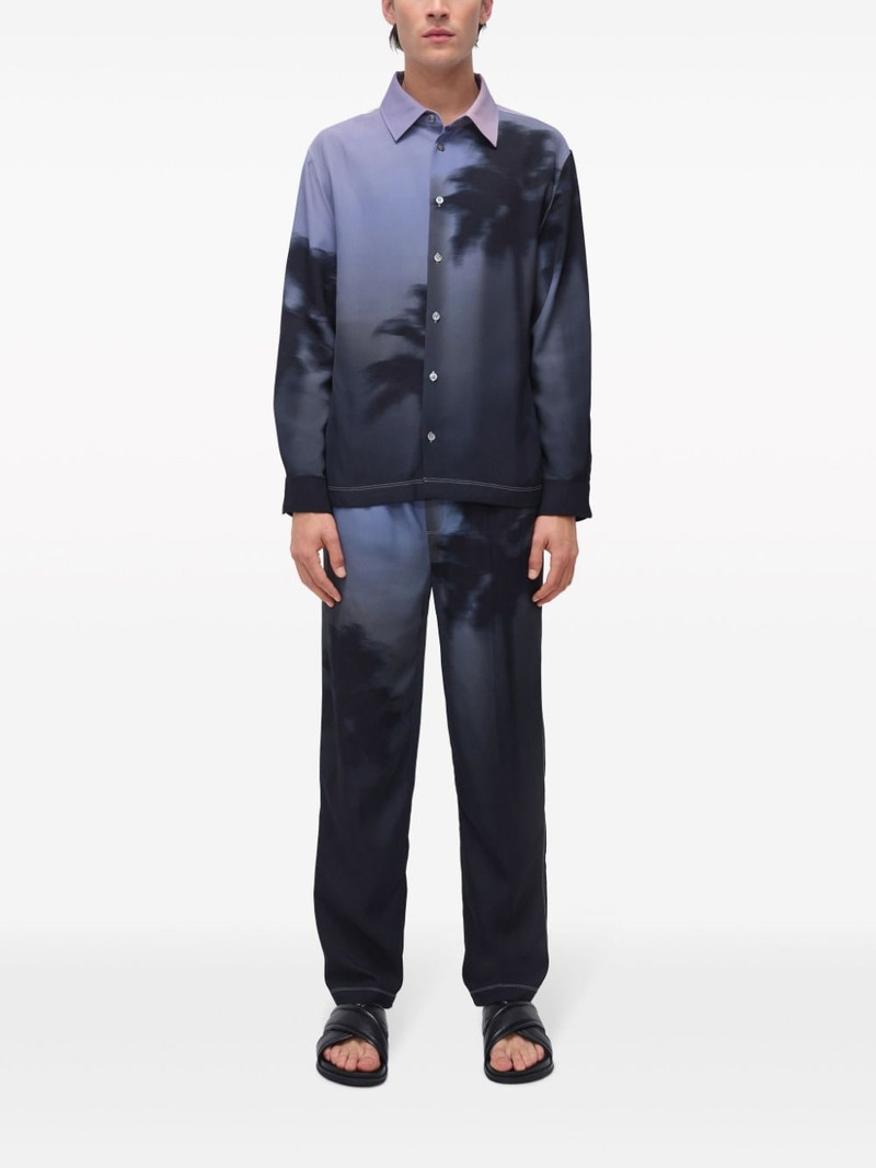 SIMKHAI Allister palm tree-print trousers outlook
