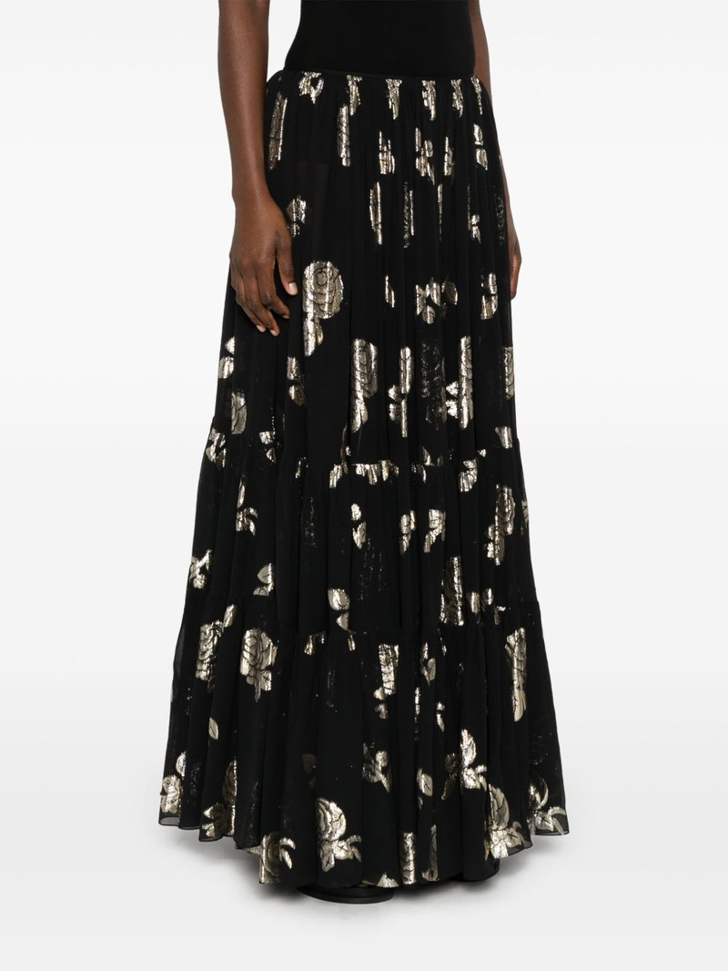 floral-jacquard maxi skirt 3