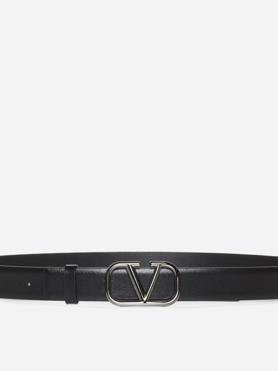 Valentino VLogo Signature leather belt outlook