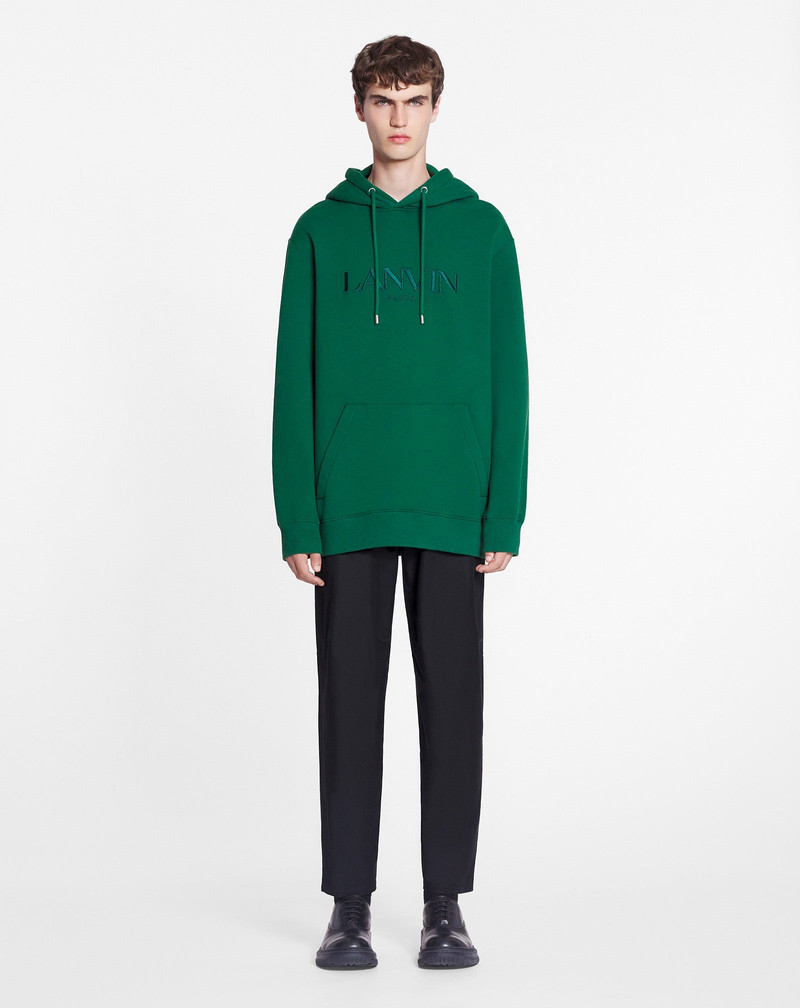 Lanvin LOOSE-FITTING HOODIE WITH EMBROIDERED LANVIN LOGO outlook