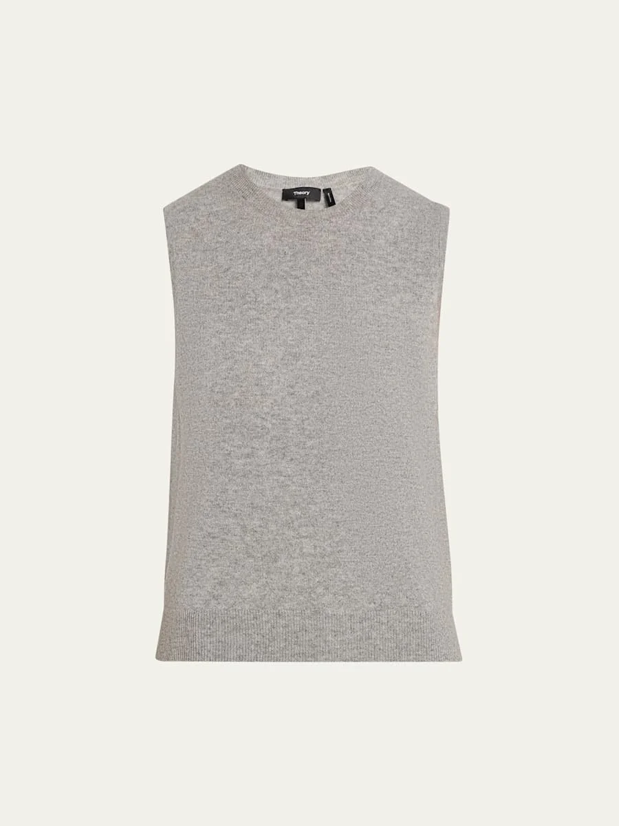 Cashmere Knit Shell Top - 1