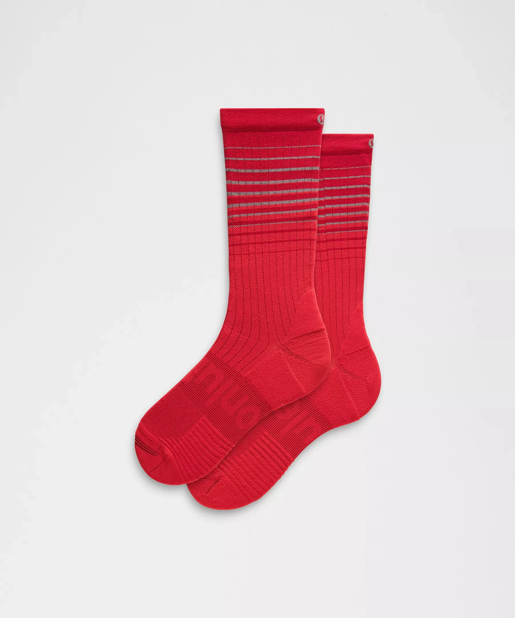 Unisex Power Stride Crew Socks *Reflective Grid - 1