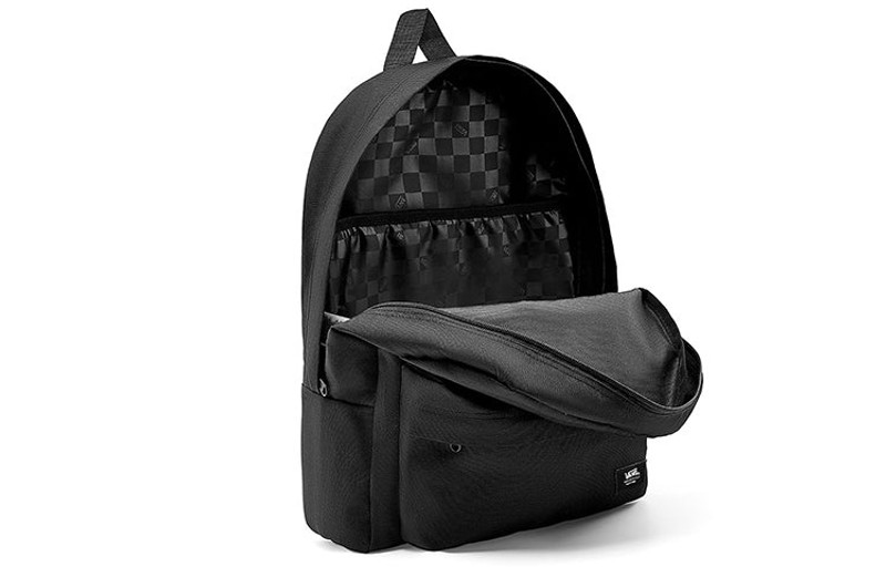 Vans Logo Backpack 'Black' VN0A4UQ7BLK 4