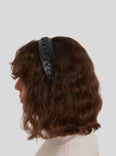 Etro LEATHER HAIRBAND WITH CRISS-CROSS PATTERN outlook