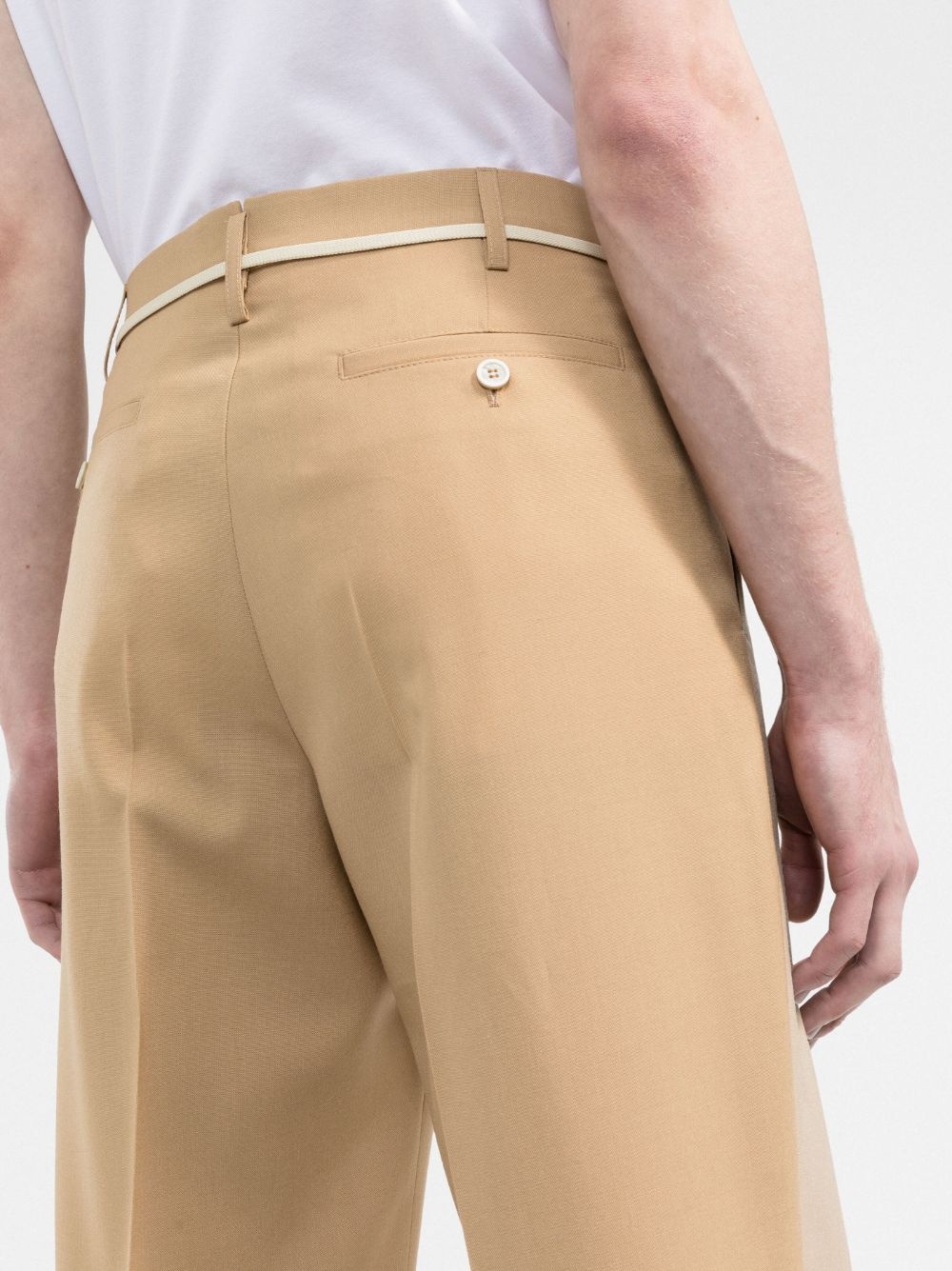 two-tone tailored trousers - 5