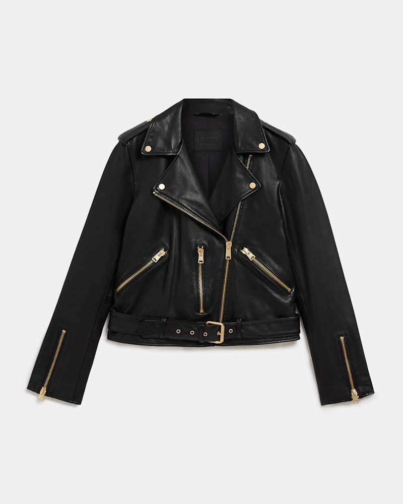 BALFERN LEATHER BIKER JACKET 8