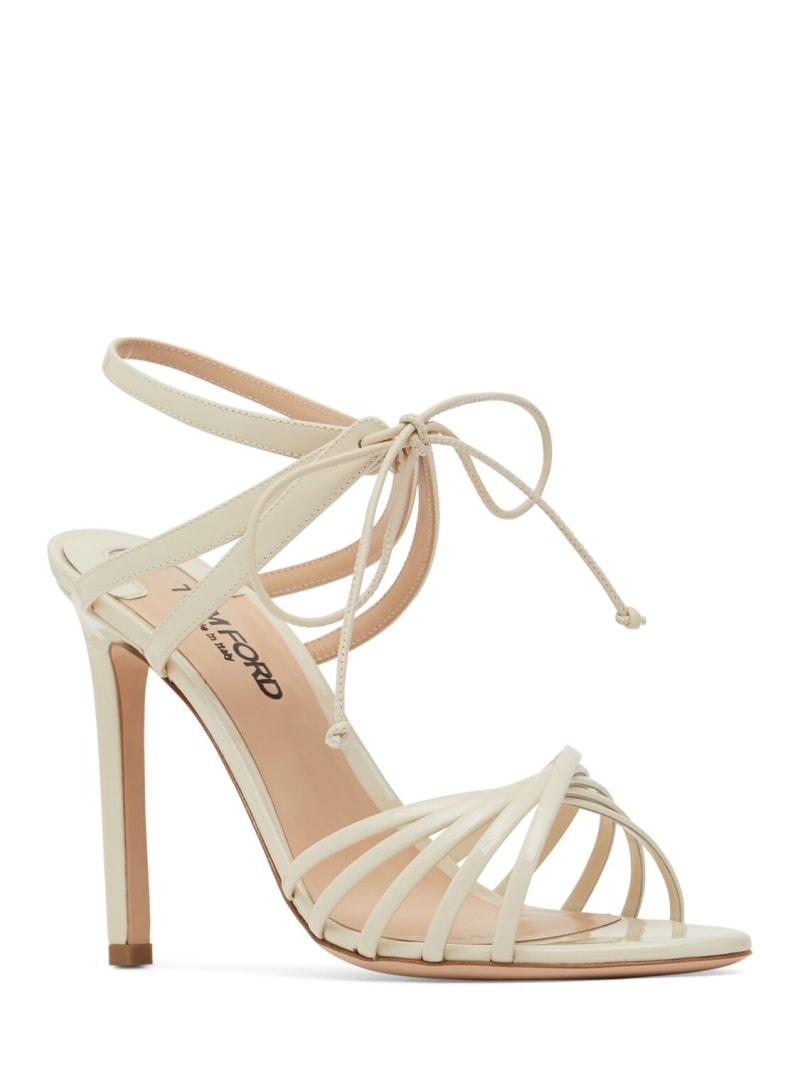 85mm Angelica patent leather sandals - 3