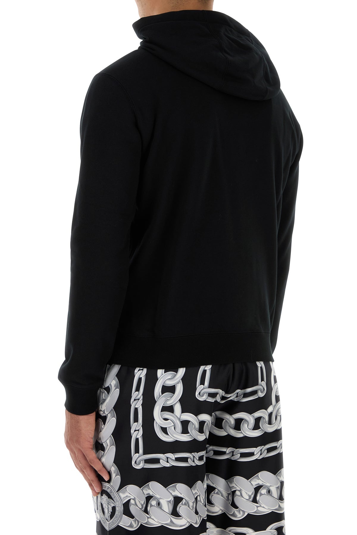 Black cotton sweatshirt - 4
