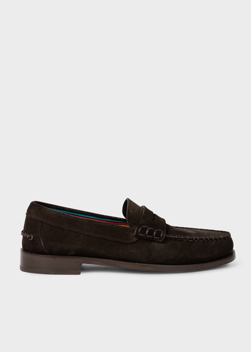 Brown Suede 'Lido' Loafers 1