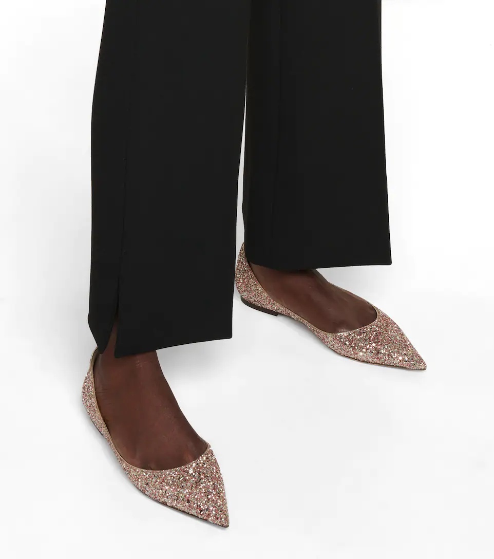 Love glitter ballet flats - 4