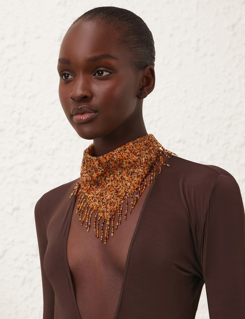 Zimmermann BEADED BANDANA SCARF outlook