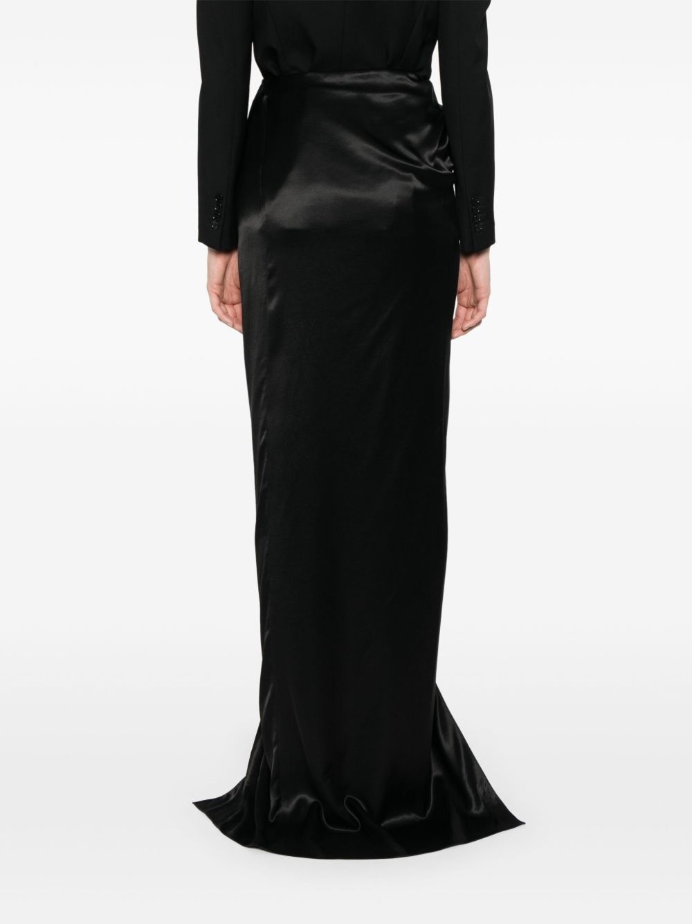 wrap maxi skirt - 4