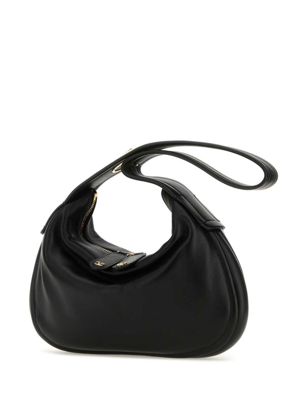 VLogo Signature leather shoulder bag - 3