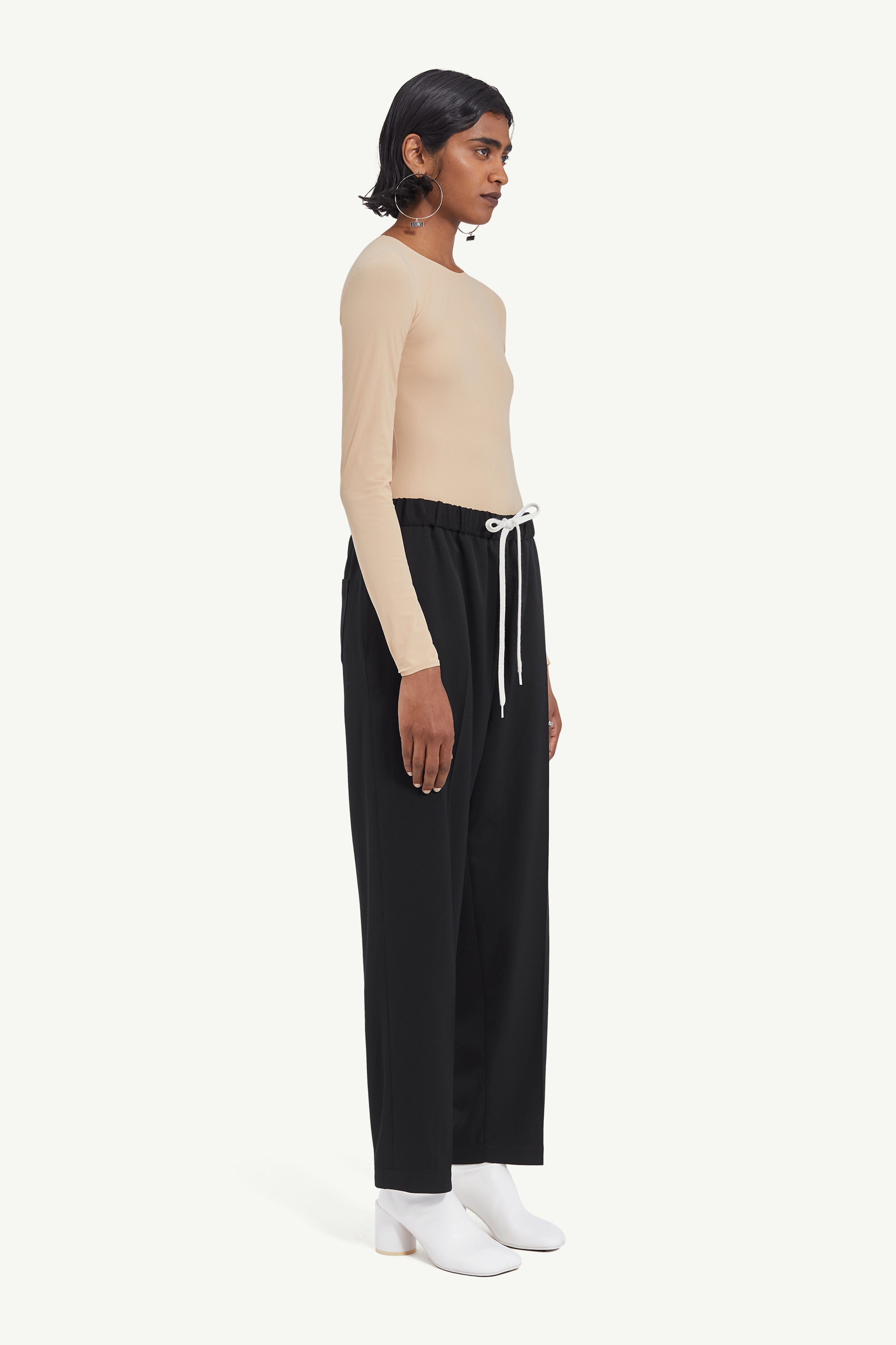 Drawstring tailored trousers - 7