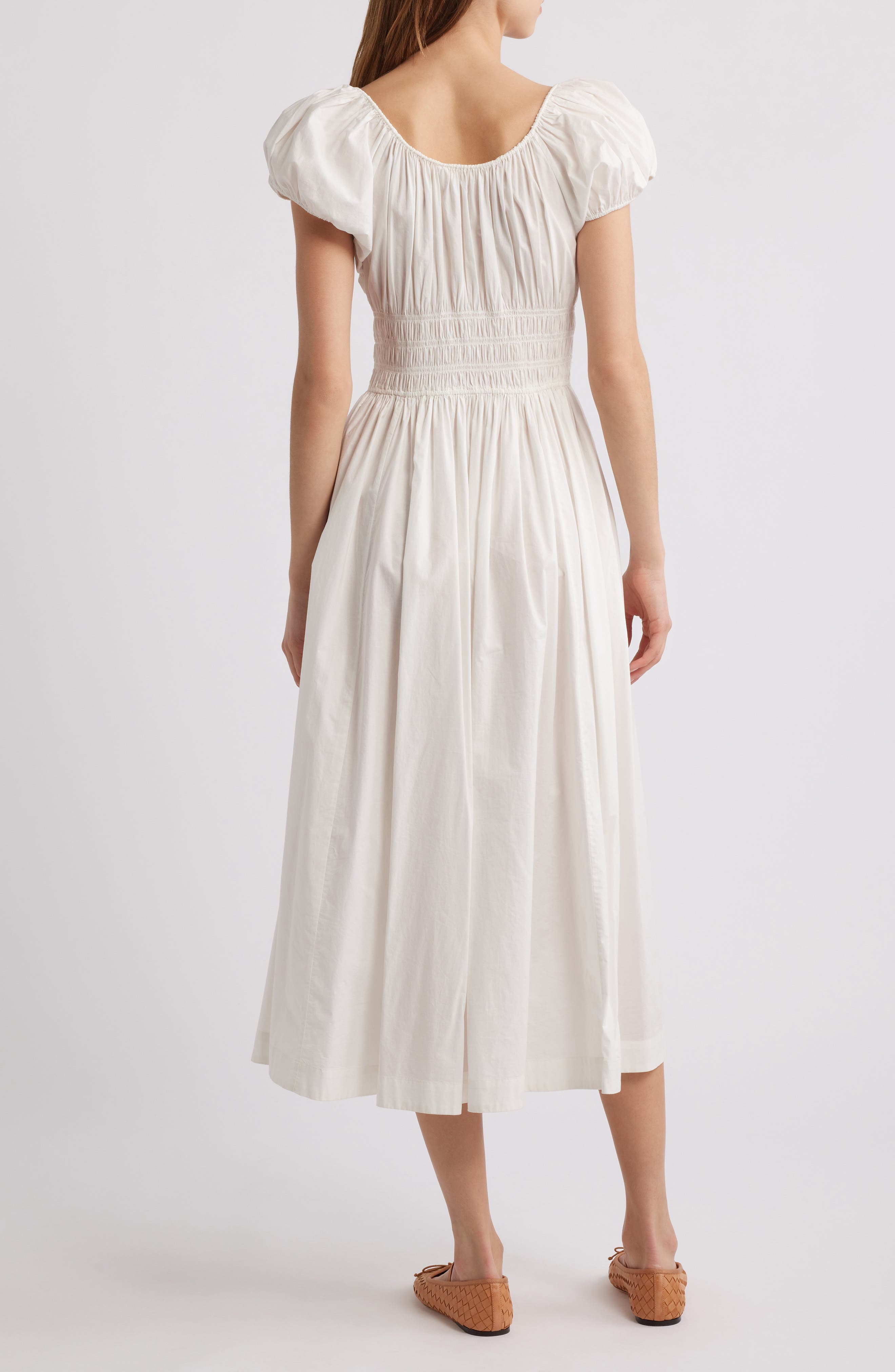 DÔEN Quinn Organic Cotton Poplin Maxi Dress in Salt at Nordstrom - 2
