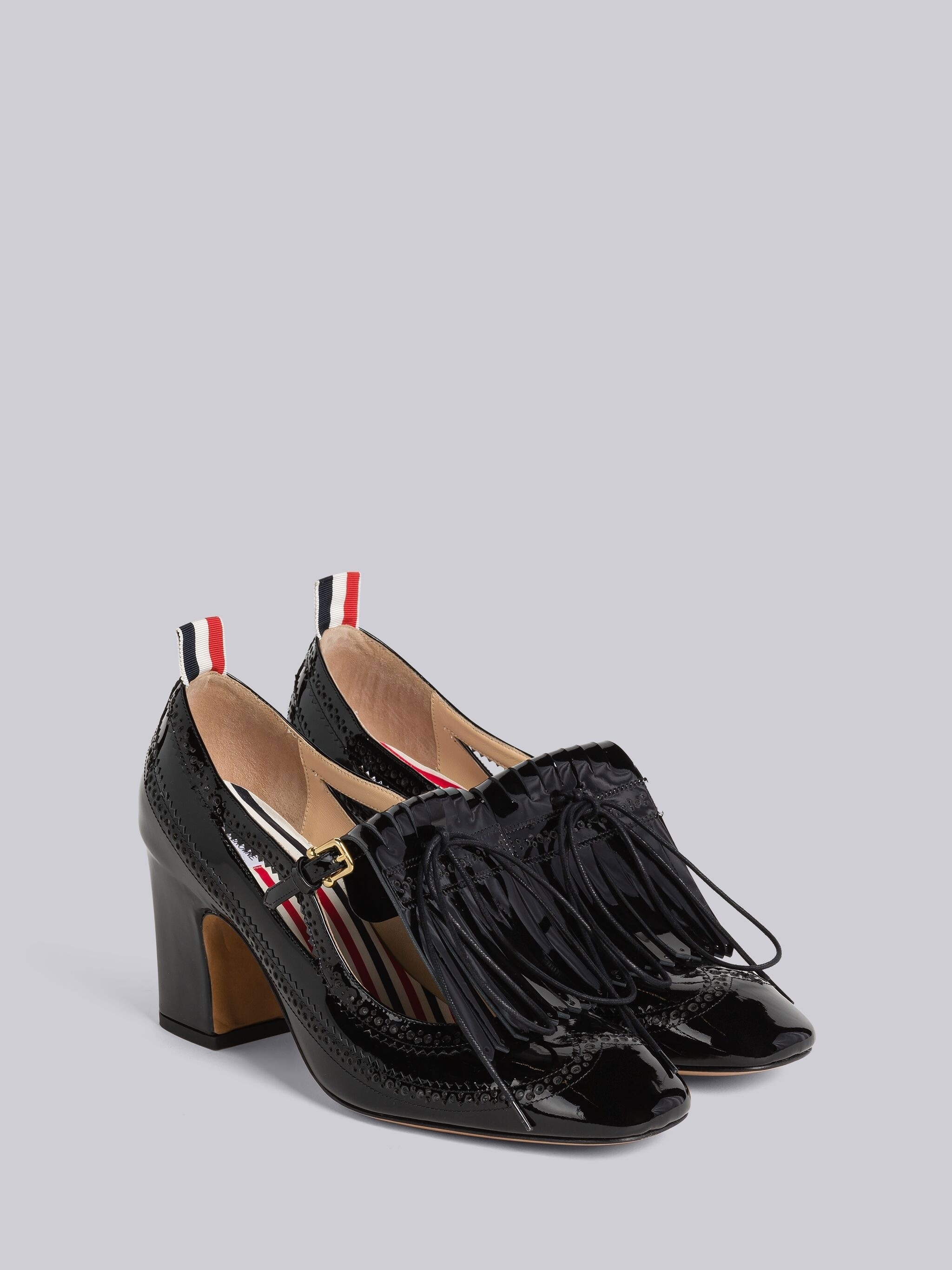 Soft Patent Block Heel Kilt Thom John - 3