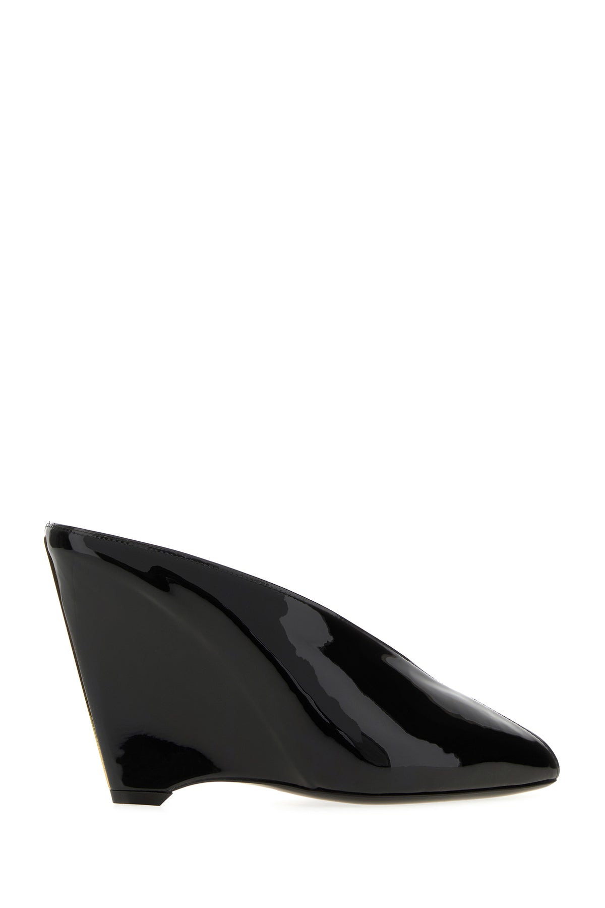 Black leather Alicia mules - 3