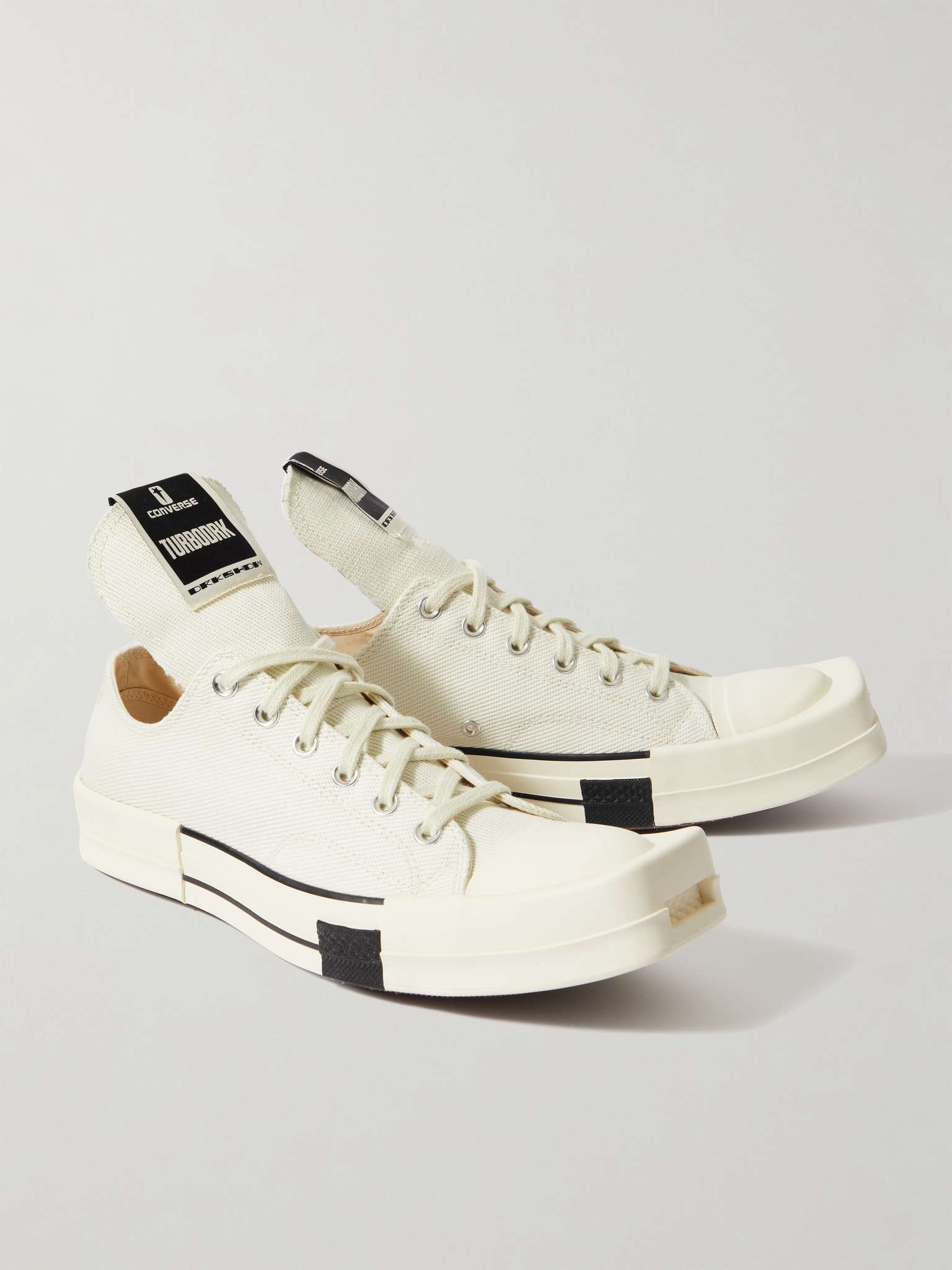 + Converse TURBODRK Chuck 70 Rubber-Trimmed Canvas Sneakers - 4