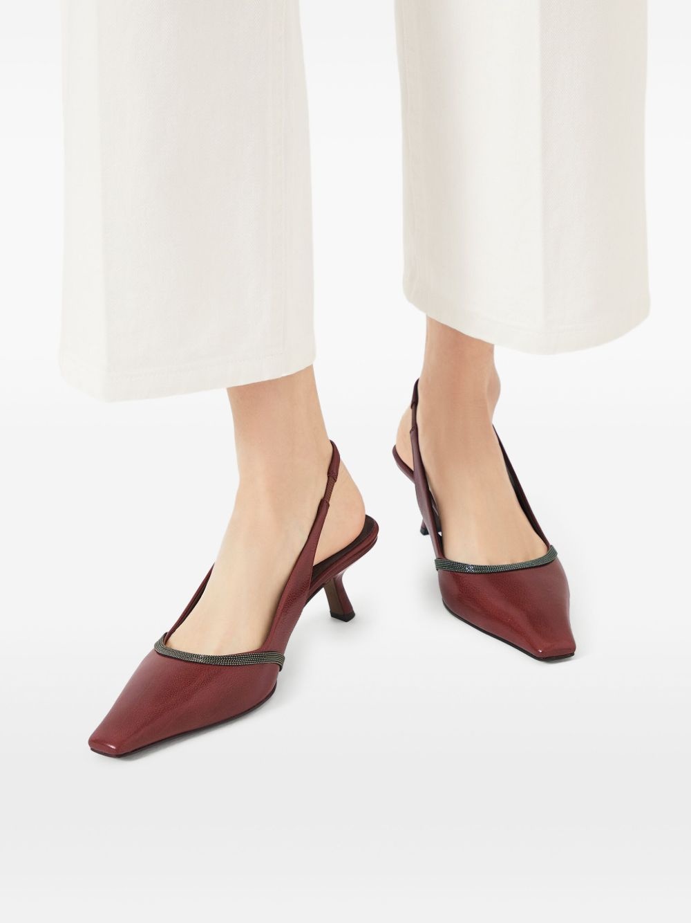 55mm City slingback pumps - 5