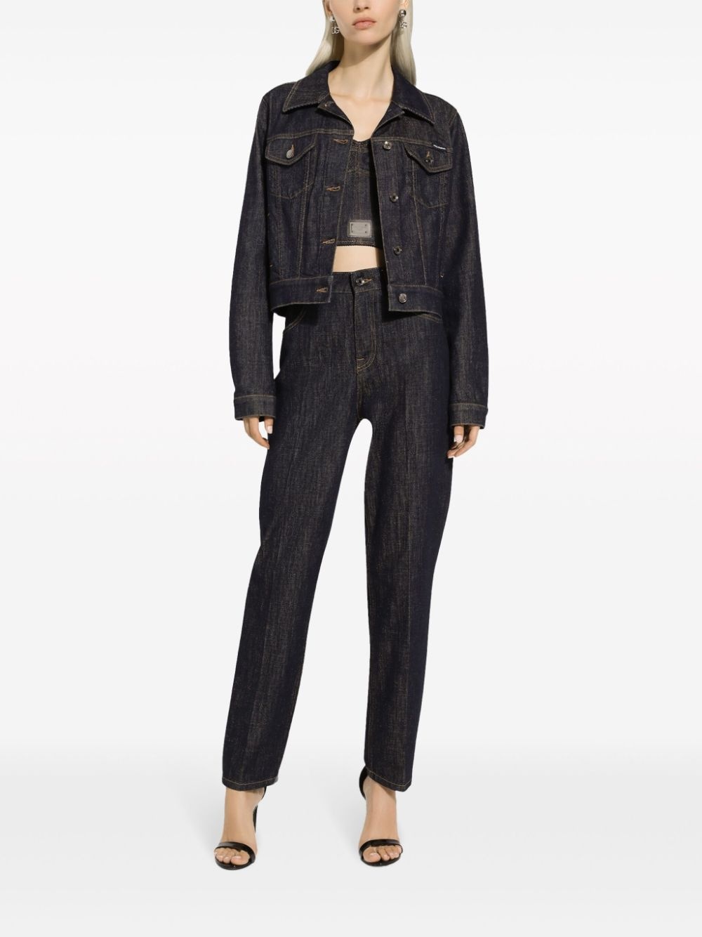 high-rise straight jeans - 3