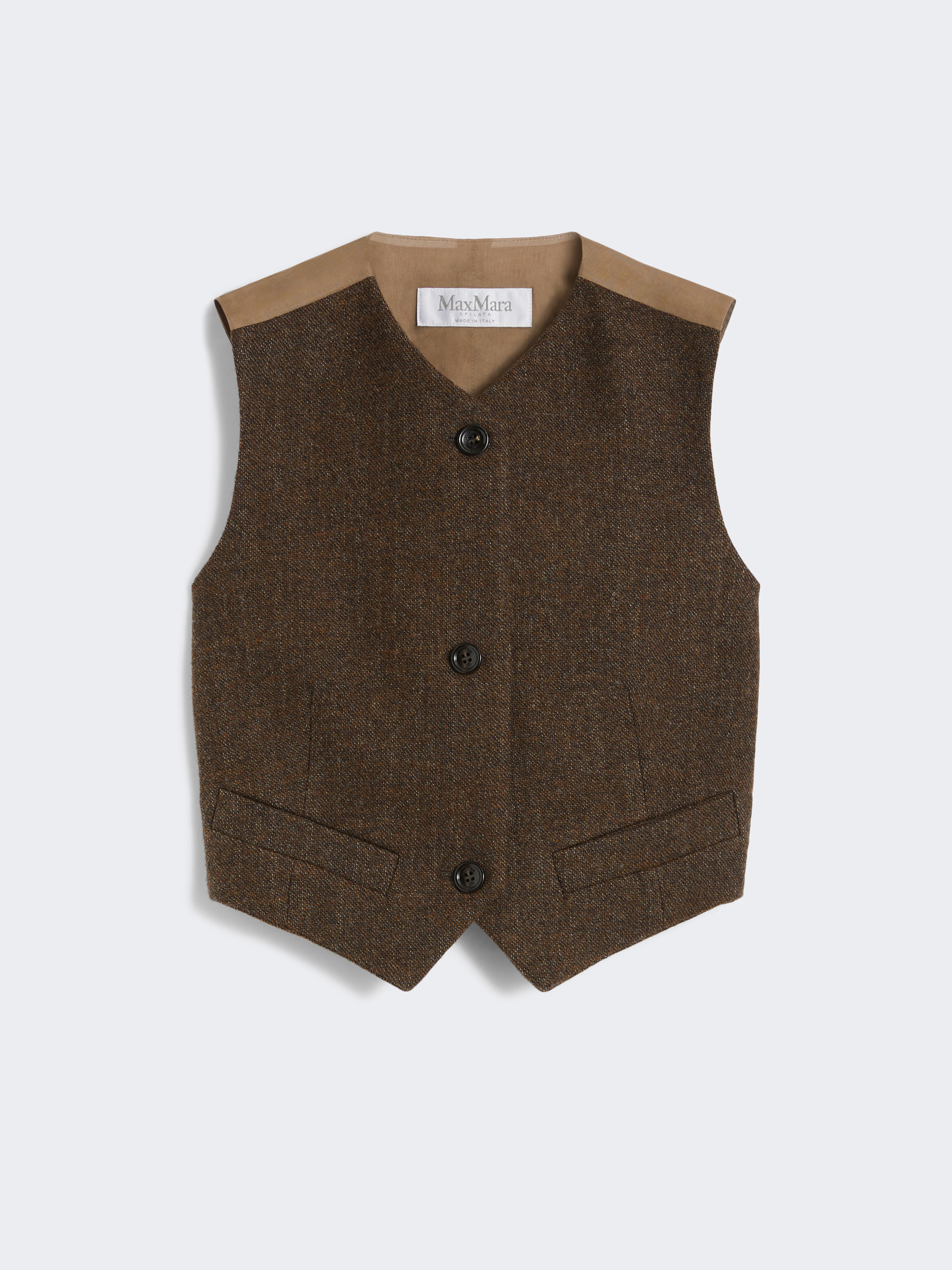 BIKINI1234 Wool felt waistcoat - 1
