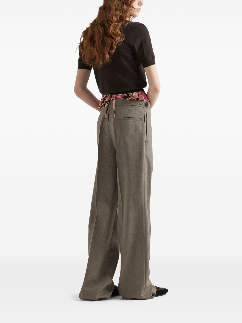 belted trousers - 3