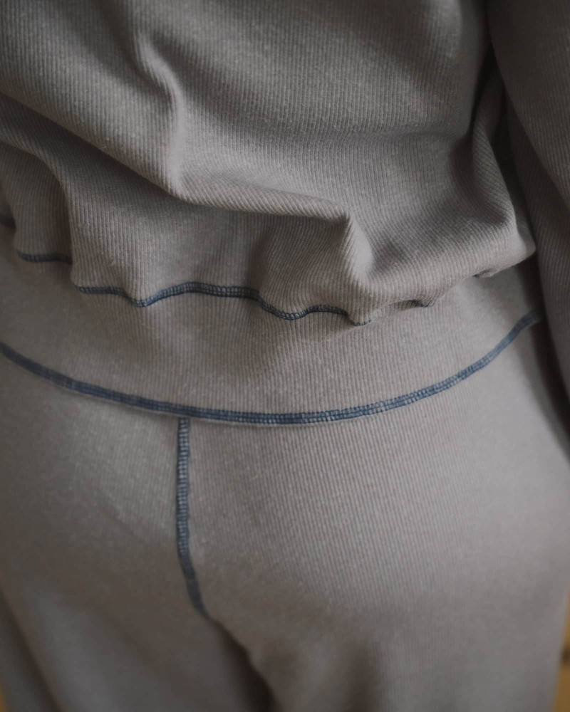 Way Zipped Hoodie - Organic Cotton Rib 7
