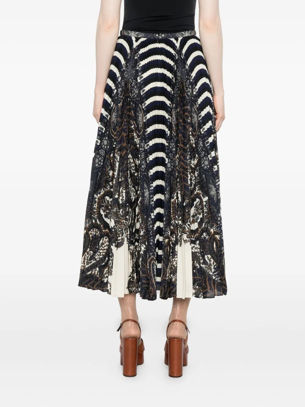 SHAYNA PLEATED MIDI SKIRT - 3