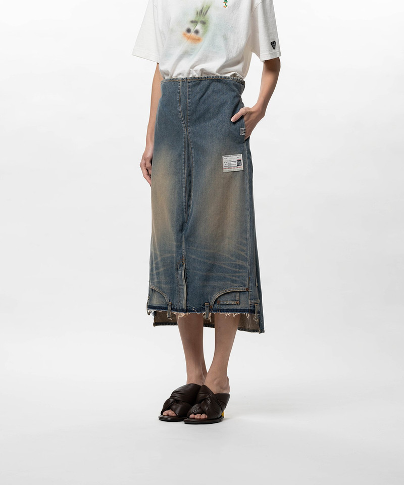 Reversed Denim Skirt 14