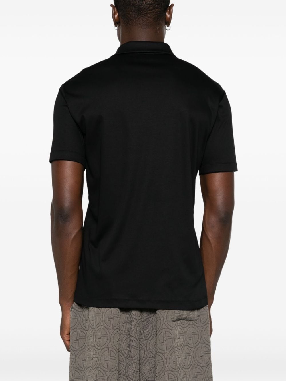 Interlock-logo polo shirt - 4