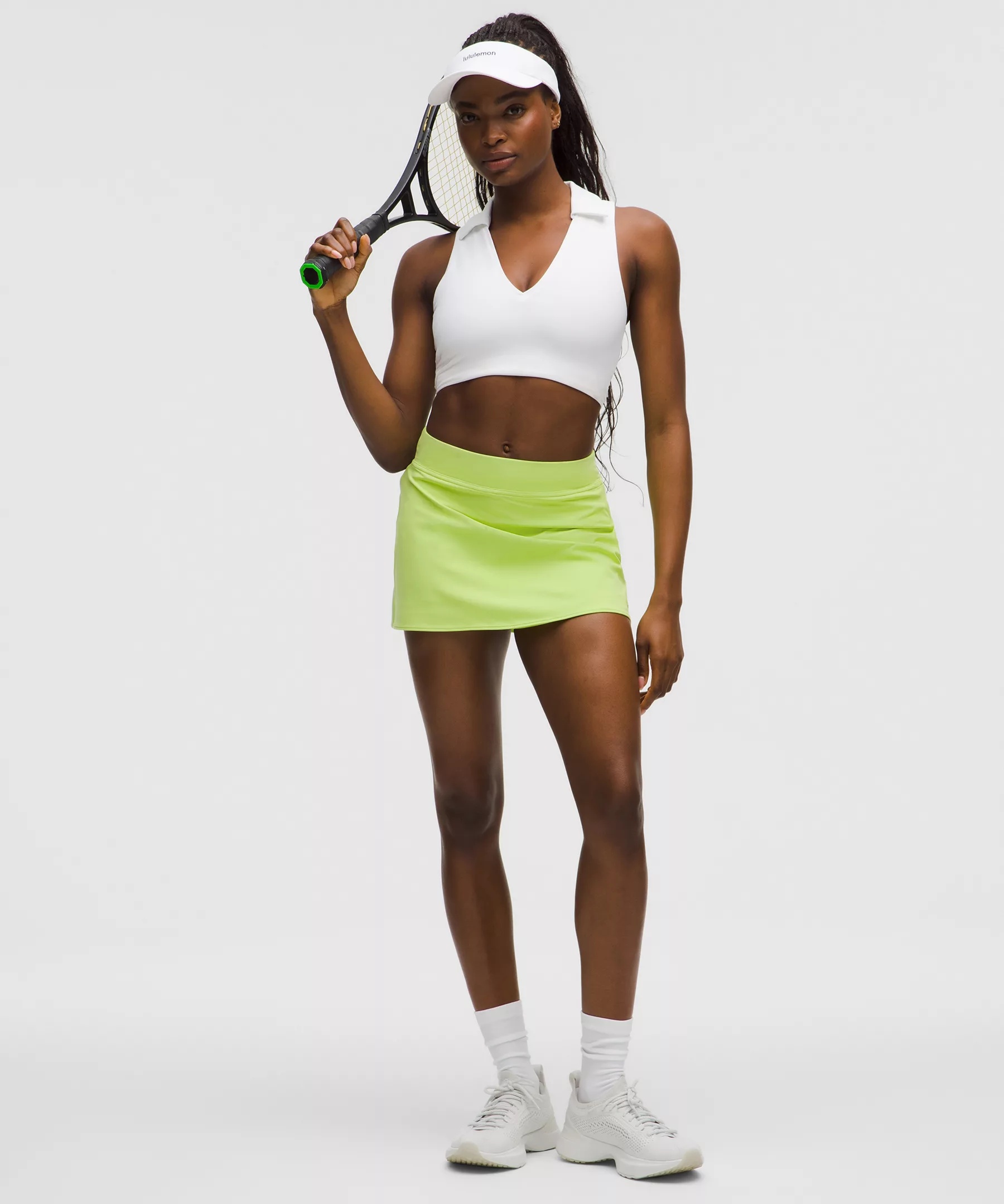 High-Rise Lined Mini Skirt - 8